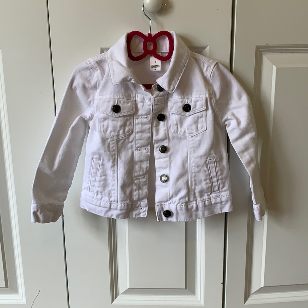 Carter’s Girls 4 White Jean Jacket